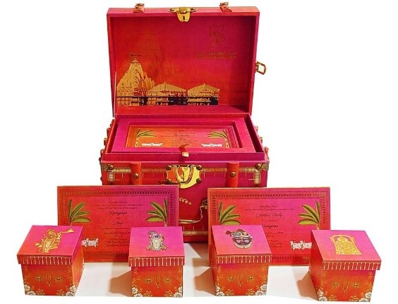 Treasure Box UP Wedding Invitation Card– King of Cards